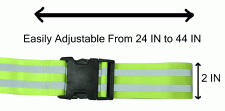 Elastic Reflective Belt Yellow - Image 3