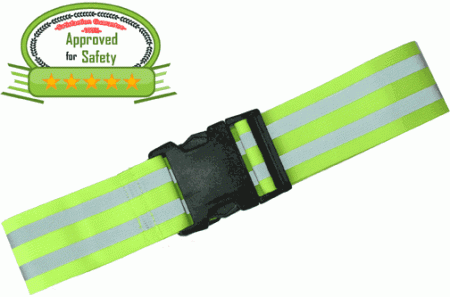 Elastic Reflective Belt Yellow