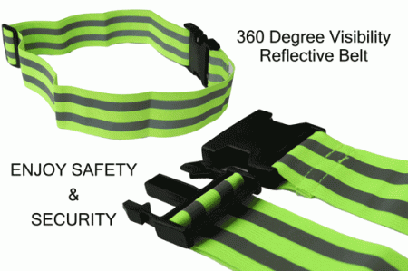 Elastic Reflective Belt Yellow - Image 7