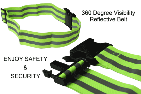 Elastic Reflective Belt Yellow | Loved&Approved
